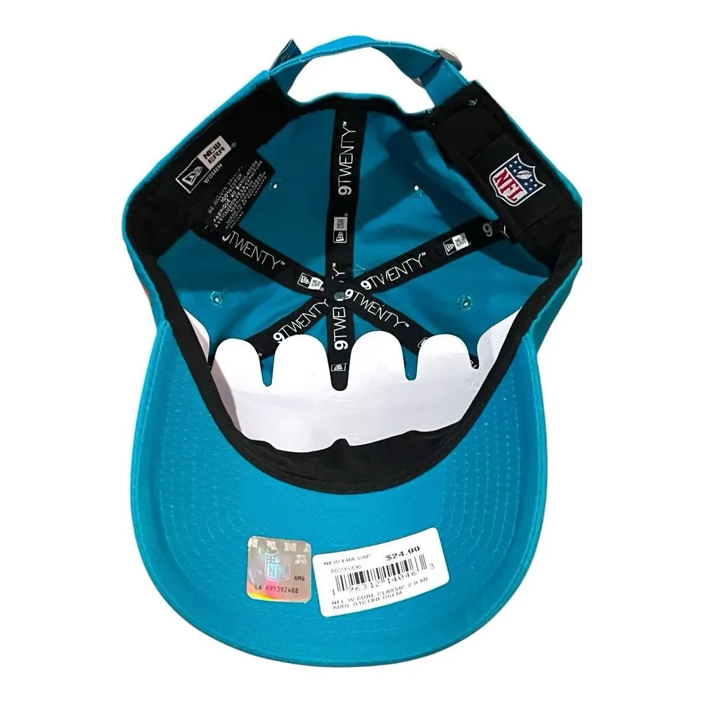 Miami Dolphins Football Official New Era 9Twenty Women’s NFL Adjustable Hat Cap